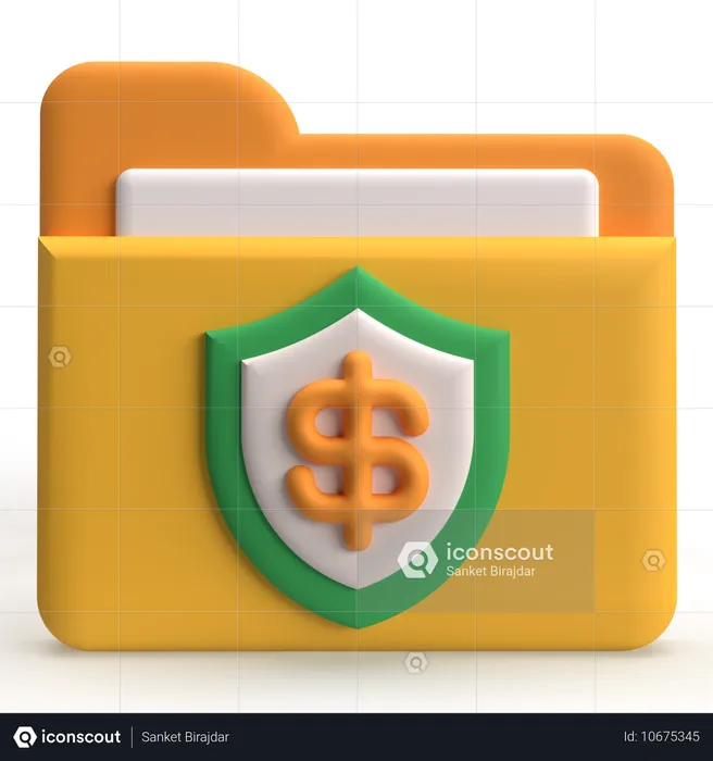 Money Security  3D Icon