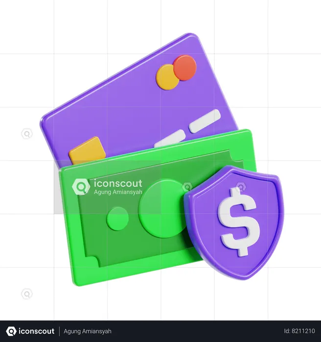 Money Security  3D Icon