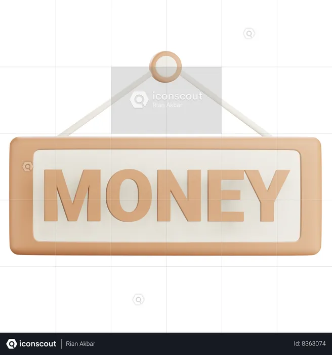 Money Sign  3D Icon