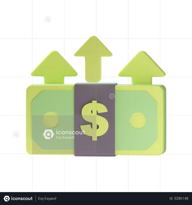 Money Spending  3D Icon