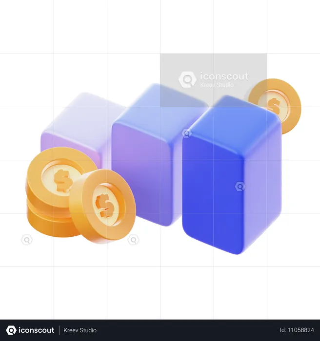 돈 교통  3D Icon