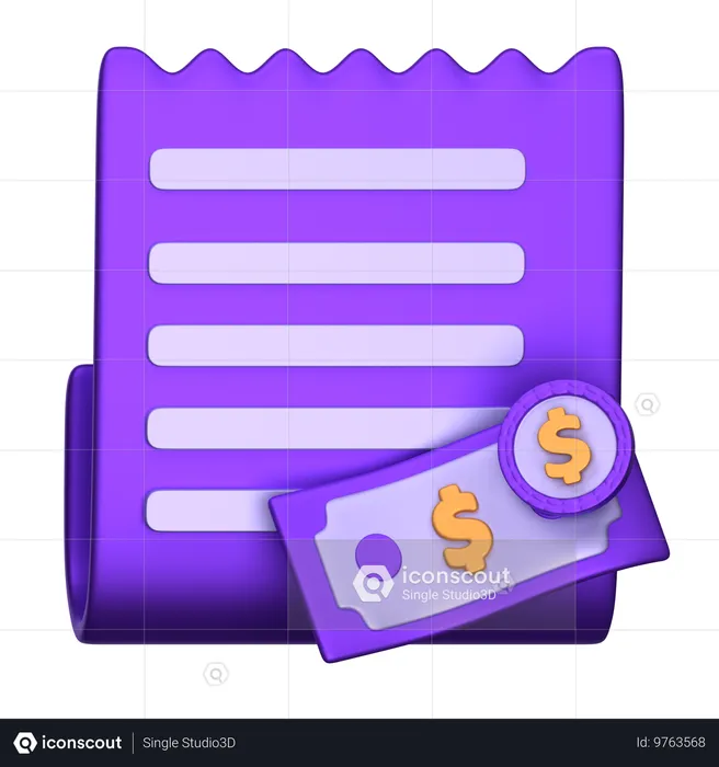 Money Transaction  3D Icon