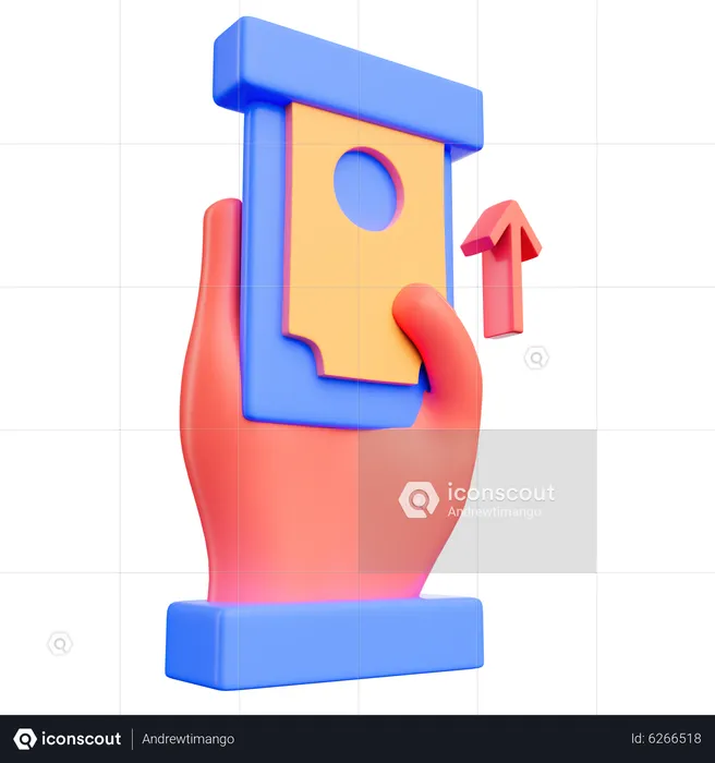 Money Transfer  3D Icon