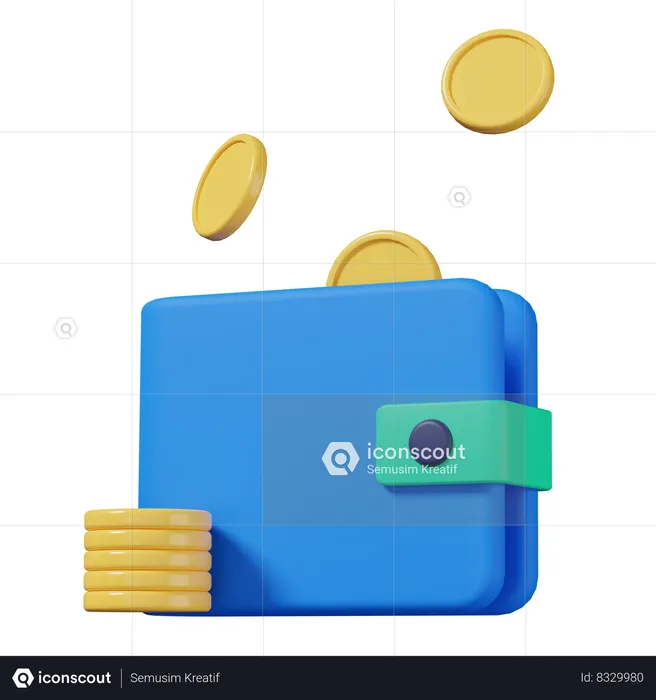 Money Wallet  3D Icon