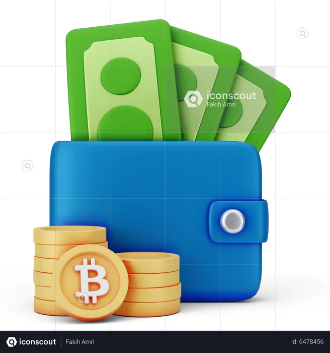 Money Wallet  3D Icon