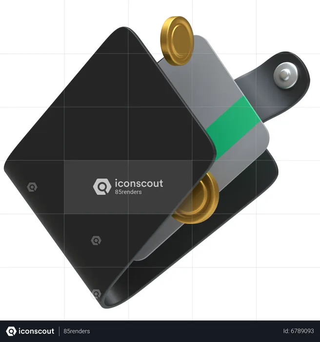 Money Wallet  3D Icon