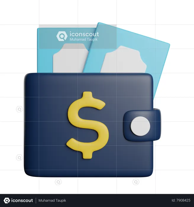 Money Wallet  3D Icon