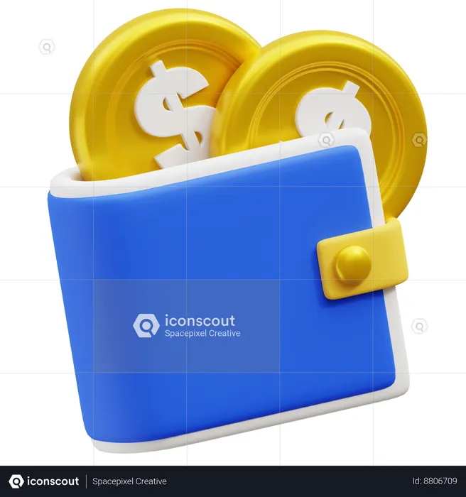 Money Wallet  3D Icon