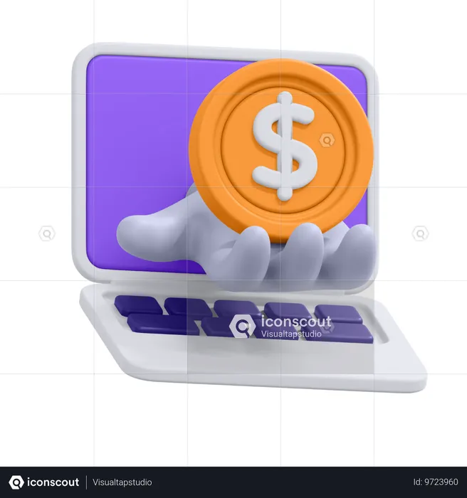 Money Withdrawal  3D Icon