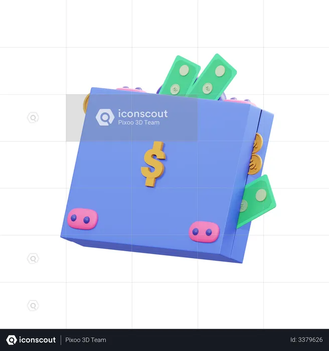 Moneybag  3D Illustration