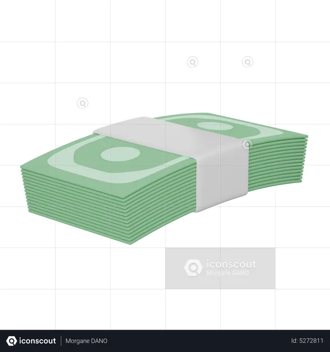 Moneystack  3D Icon