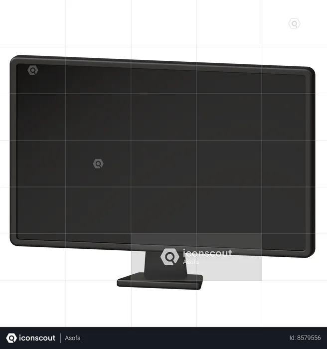 Moniteur  3D Icon