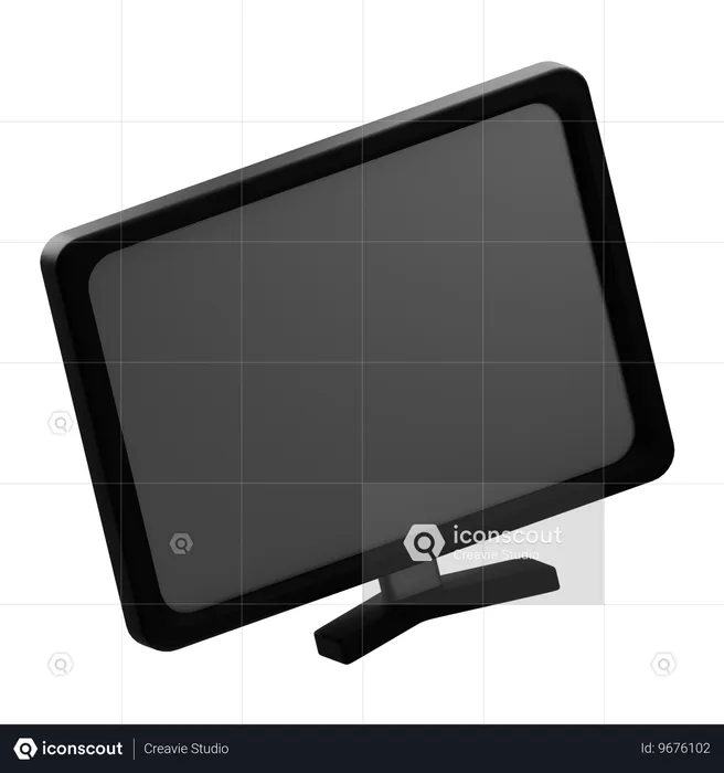 Moniteur  3D Icon