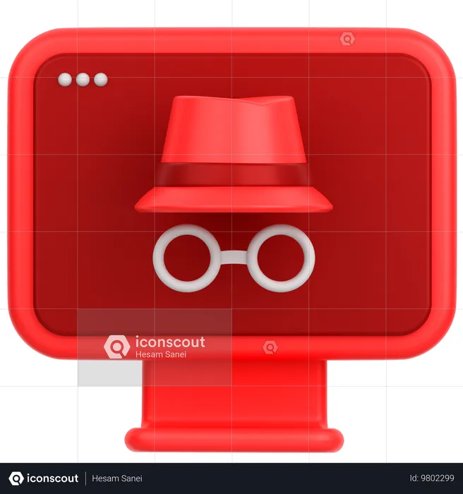 Moniteur  3D Icon