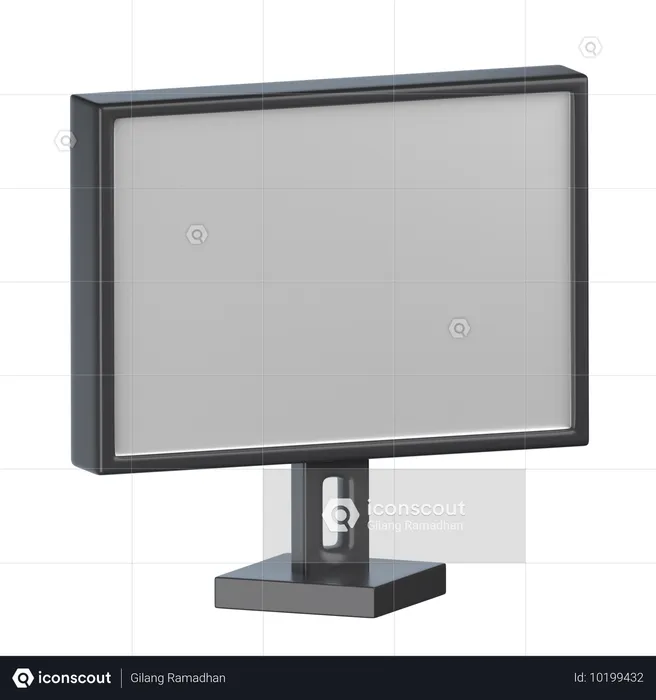 Moniteur de jeu  3D Icon