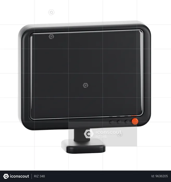 Monitor  3D Icon