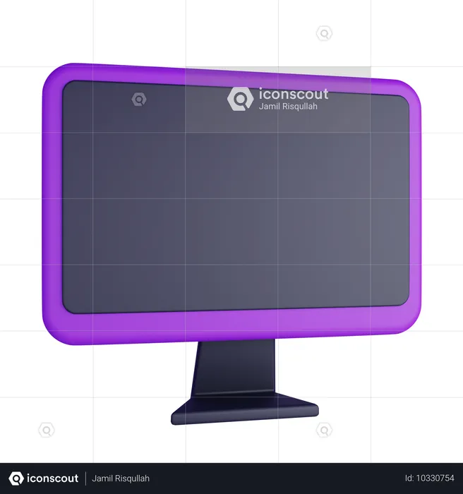 Monitor  3D Icon