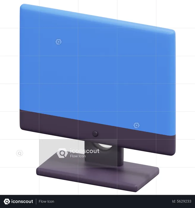 Monitor  3D Icon