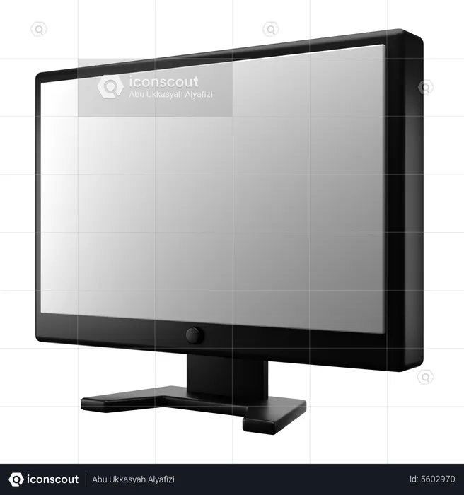 Monitor  3D Icon