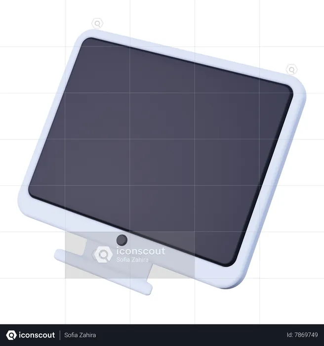 Monitor  3D Icon