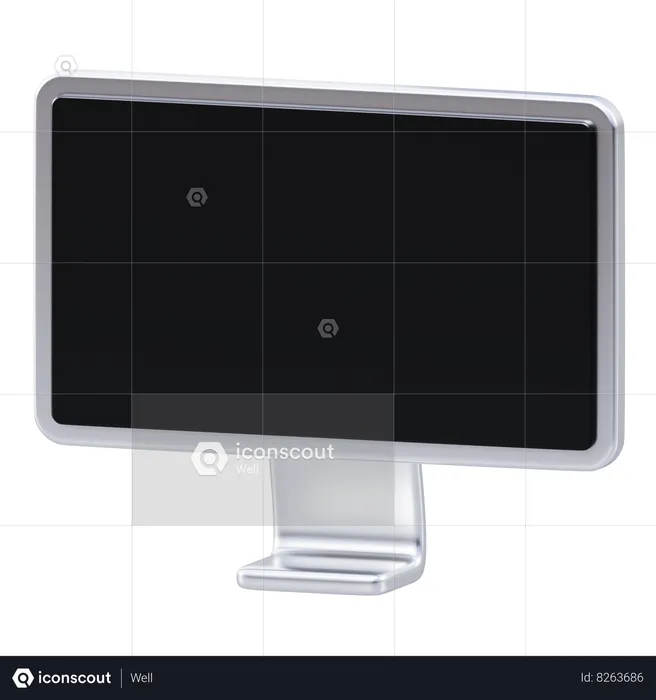 Monitor  3D Icon