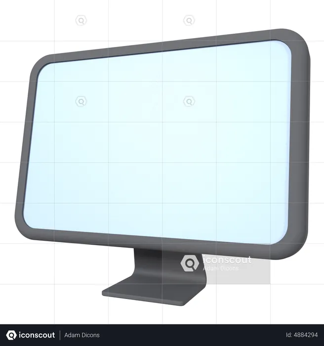 Monitor  3D Icon