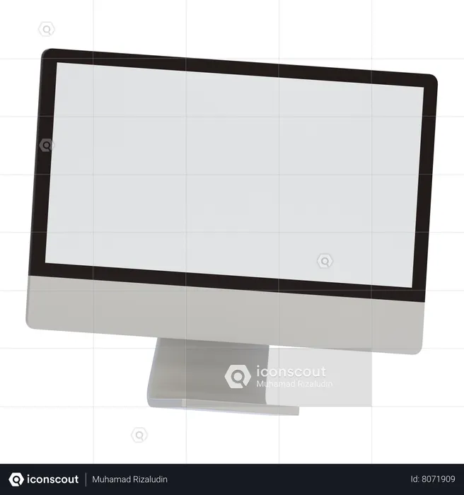 Monitor  3D Icon