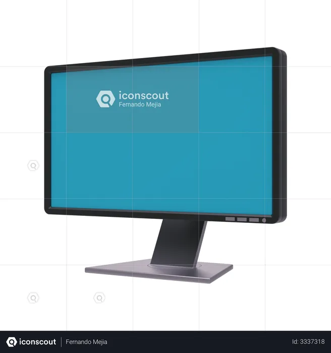 Monitor  3D Illustration