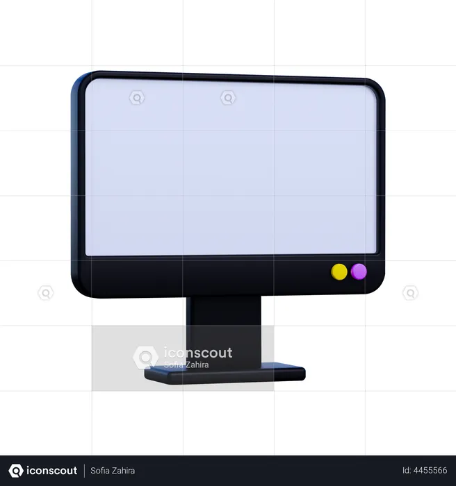 Monitor  3D Illustration