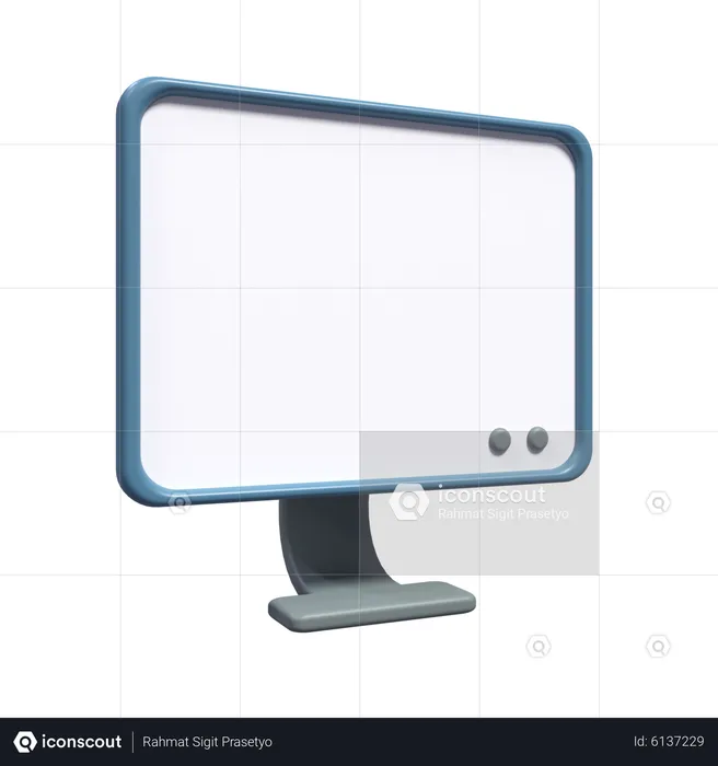 Monitor  3D Icon