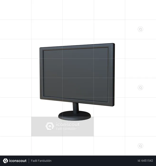 Monitor  3D Icon