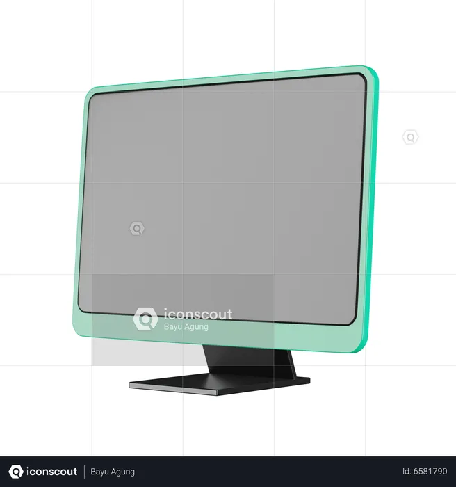 Monitor  3D Icon