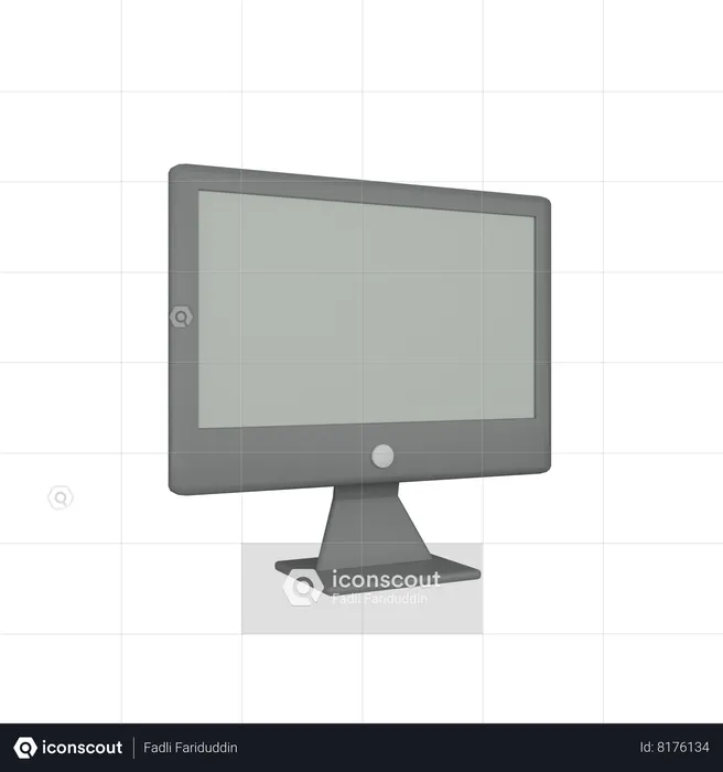 Monitor  3D Icon