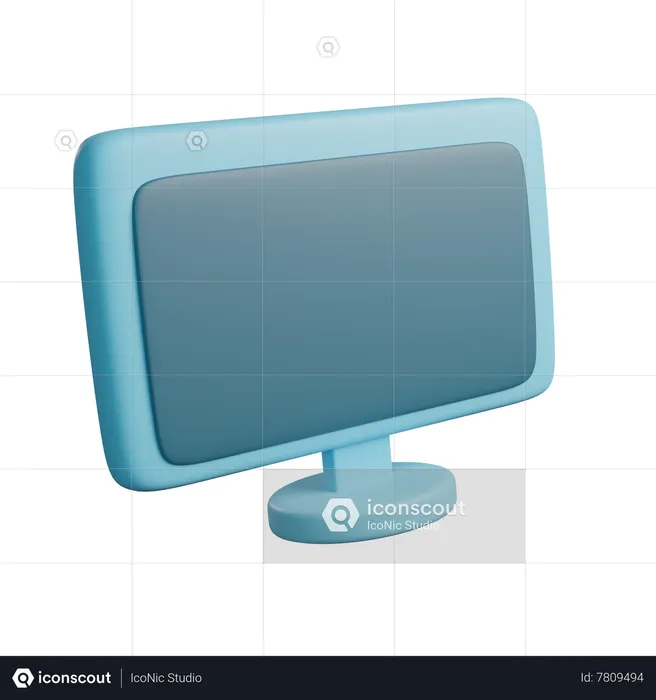 Monitor  3D Icon