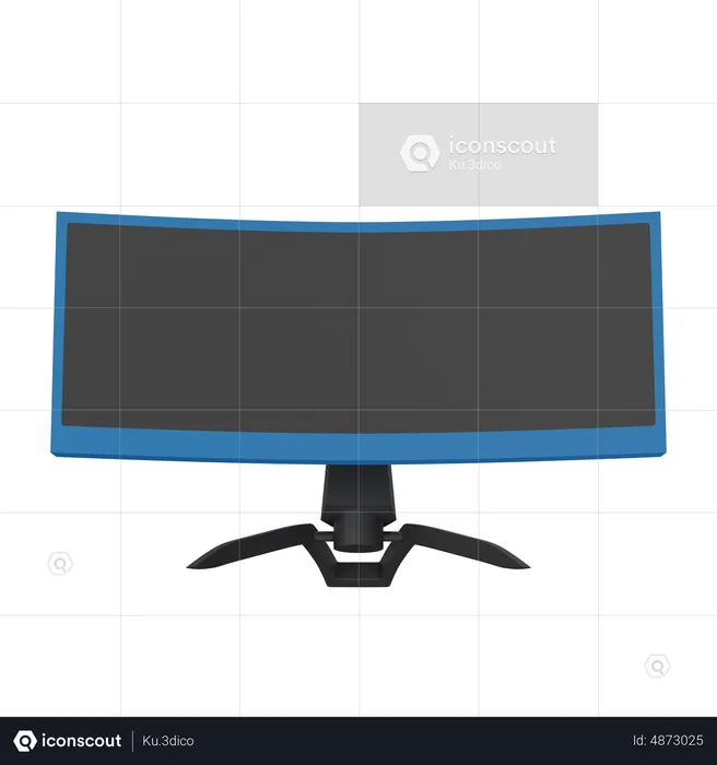 Monitor de jogos  3D Icon