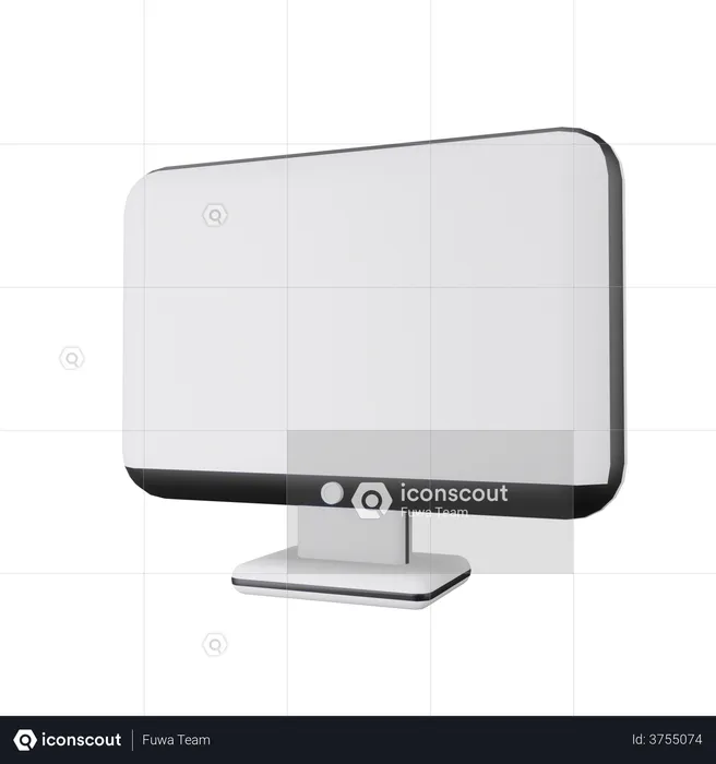 Monitor Display  3D Illustration