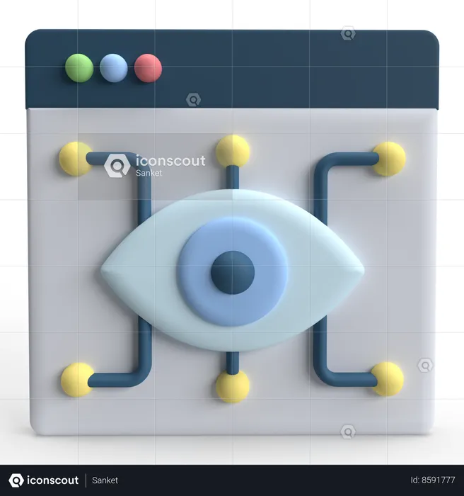 Supervisión  3D Icon