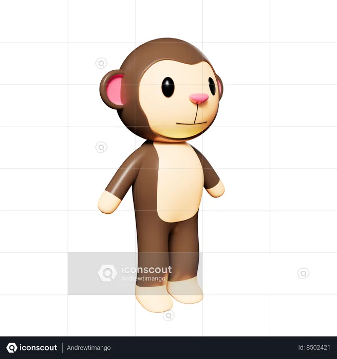 Monkey  3D Icon