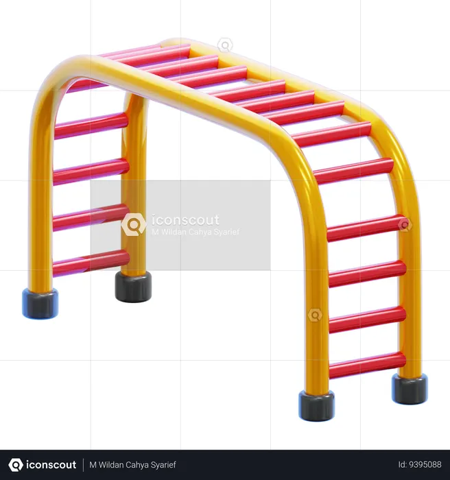 MONKEY BARS  3D Icon