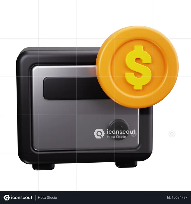 Monnaie sûre  3D Icon