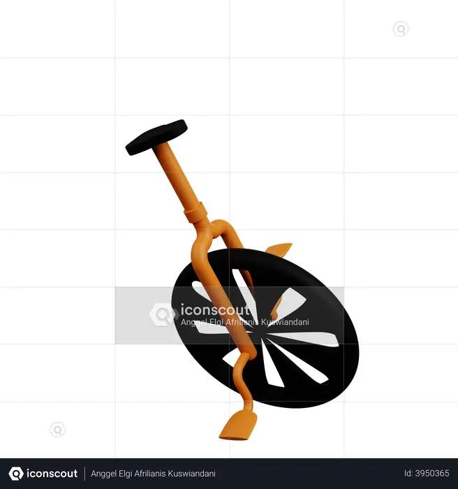Mono Cycle  3D Illustration