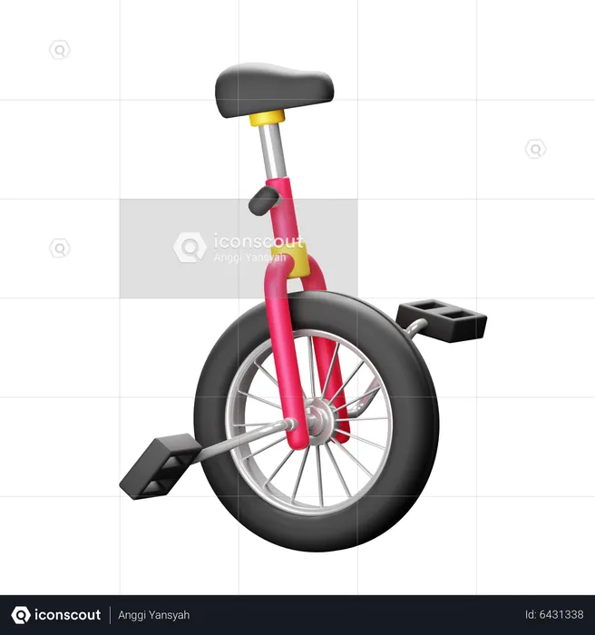 Monocycle  3D Icon