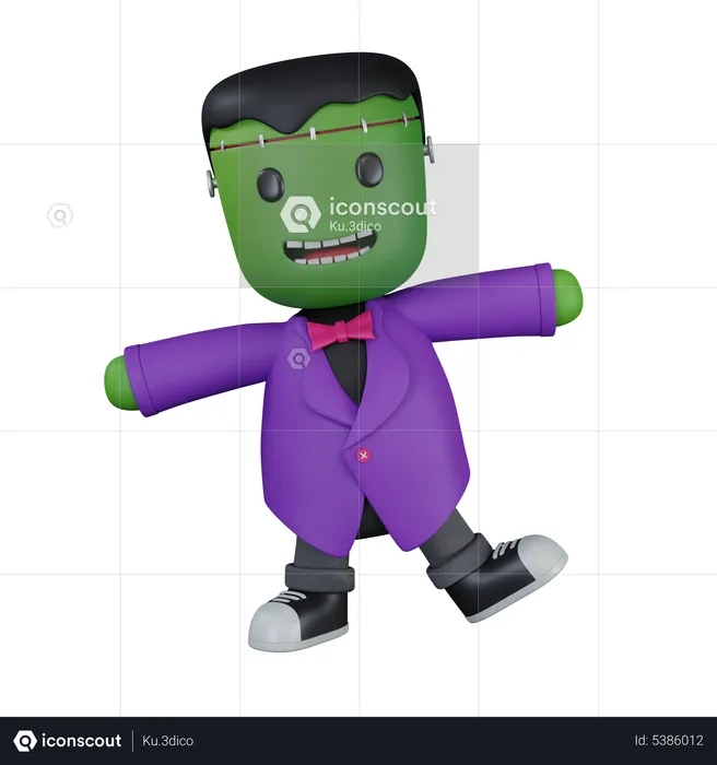 Monster dancing  3D Icon