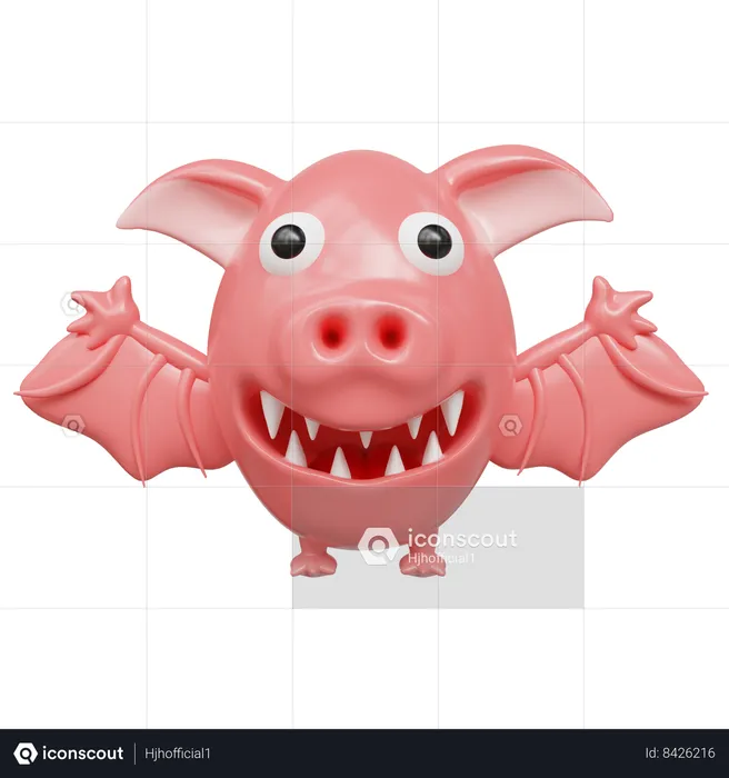 Monstre mignon  3D Icon