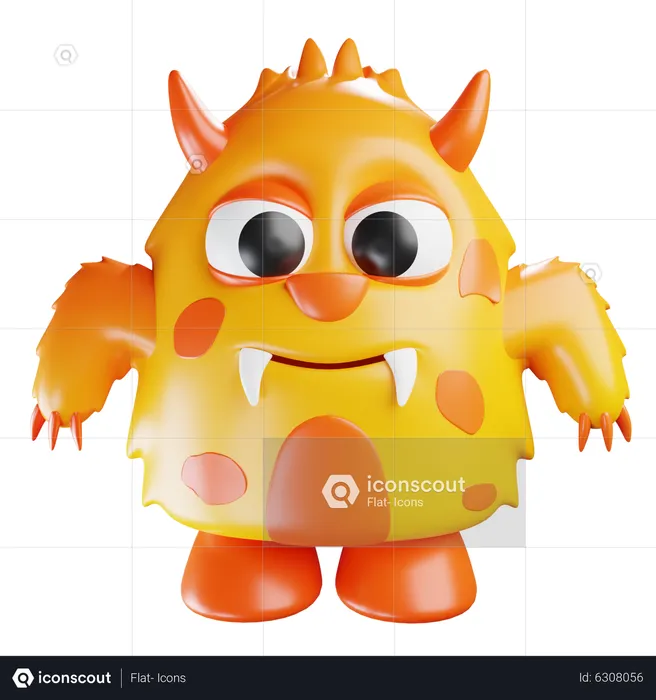 Monstruo  3D Icon