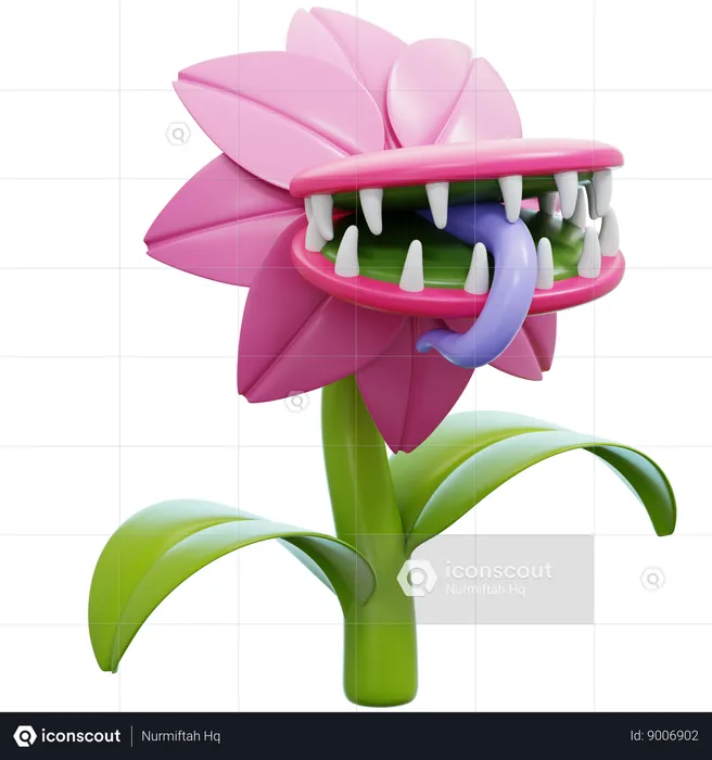 Monstruo vegetal  3D Icon