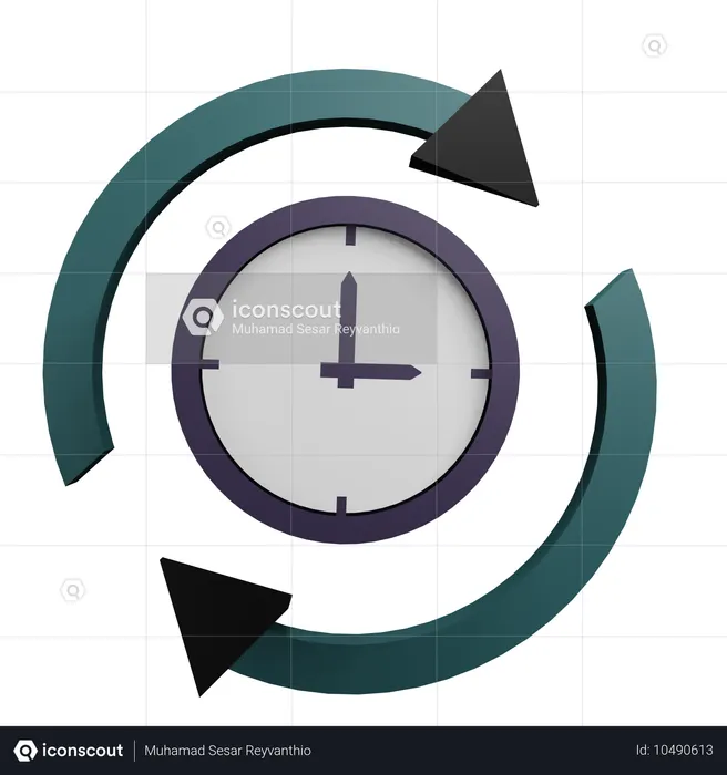 Month  3D Icon