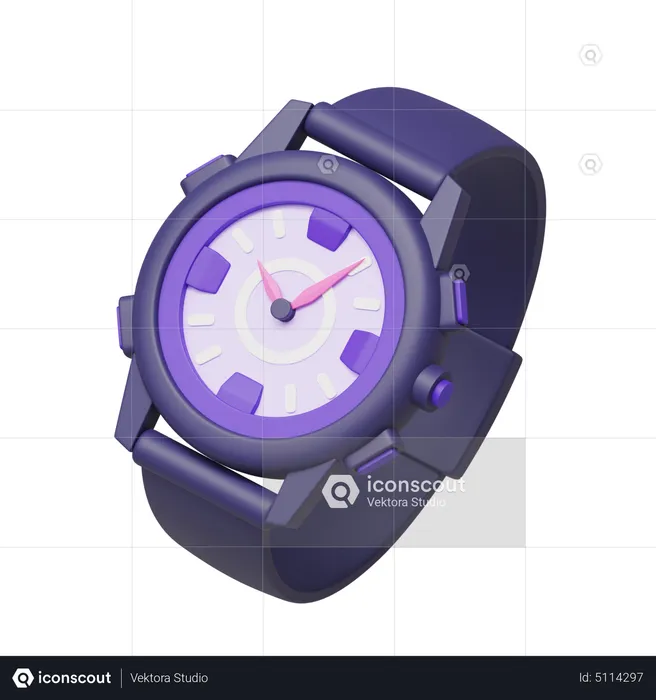 Montre  3D Icon