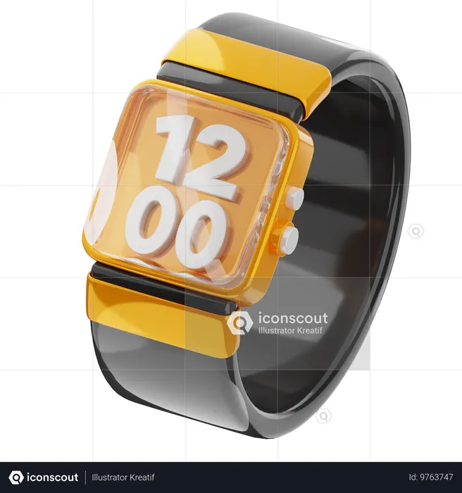 Montre intelligente  3D Icon