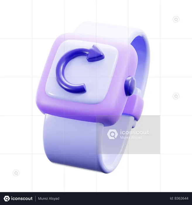 Rechargement de la montre intelligente  3D Icon